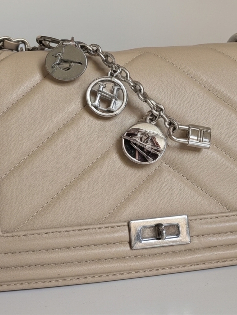Hermes Silver Charm Chain 6.5" - Picture 3 of 4